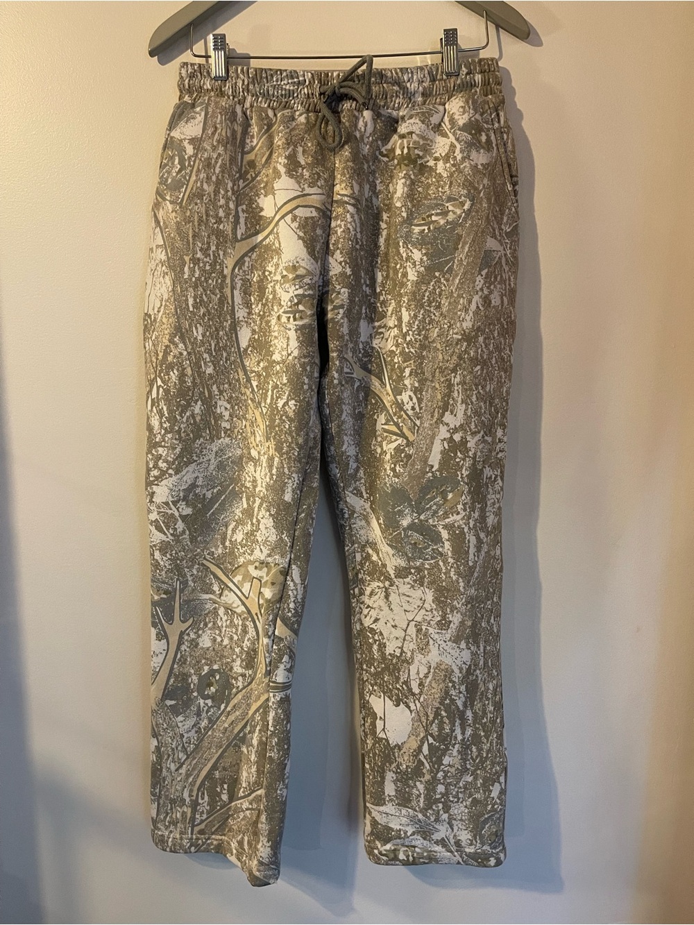 Art & Motion Fleece Factory Camo Drawstring Sweatpants M